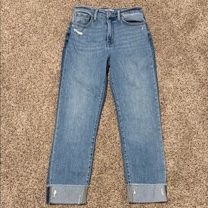 Artemis Design Co. Light Blue Cropped Jeans